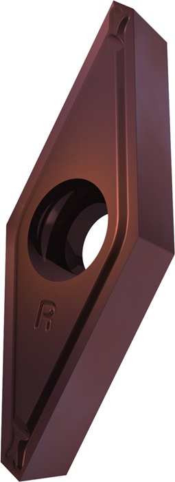 Drehwendeschneidplatte ISO VCGX 130300FR-FF2:T8415 D.3,4mm PVD beschichtet
