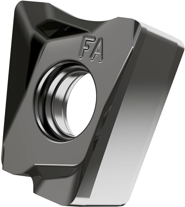 Fräswendeschneidplatte ISO LNGX 120508FR-FA:HF7 Bohrungs-D. 4,5mm Farbe Silber