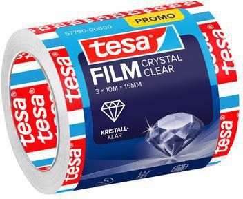 tesa Klebefilm 57790-00000 15mmx10m kristallklar 3 Rl./Pack.