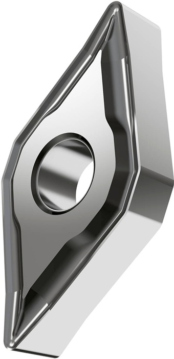Drehwendeschneidplatte ISO DNMG 150608E-NF:HF7 Bohrungs-D. 5,16mm Farbe Silber