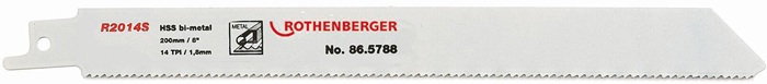 Säbelsägeblatt R2014S L.200mm B.20mm 1,8mm 5 St./Karte ROTHENBERGER