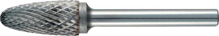 Frässtift RBF D.6mm Kopf-L.13mm Schaft-D.3mm HM Verz.Normal,fein TECWERK