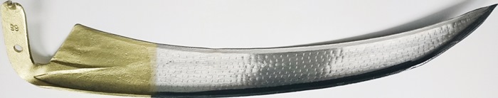 Reichsformsense L.600mm handgeschmiedet geschliffen,pol.ESW