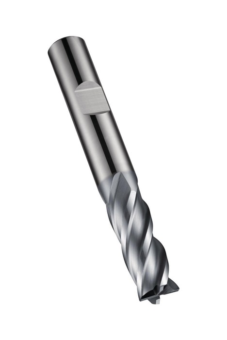 Schaftfräser S814HB DIN 6527L D.5mm Gesamt-L.57mm Schneiden-L.13mm HM AlCrN
