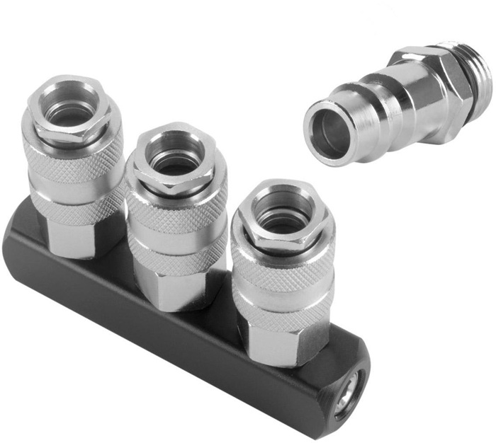 Druckluftverteiler 3-f.STAHLWERK