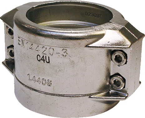 Klemmschale VA (1.4408) 38,0mm Spannber.min.50mm Spannber.max.53mm