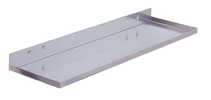 Ablageplatte B445xT150mm alufarben f.Lochplatte RASTERPLAN