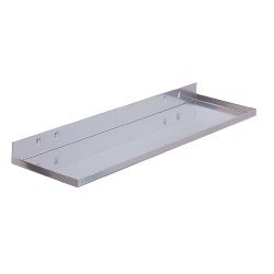 Ablageplatte B445xT150mm alufarben f.Lochplatte RASTERPLAN