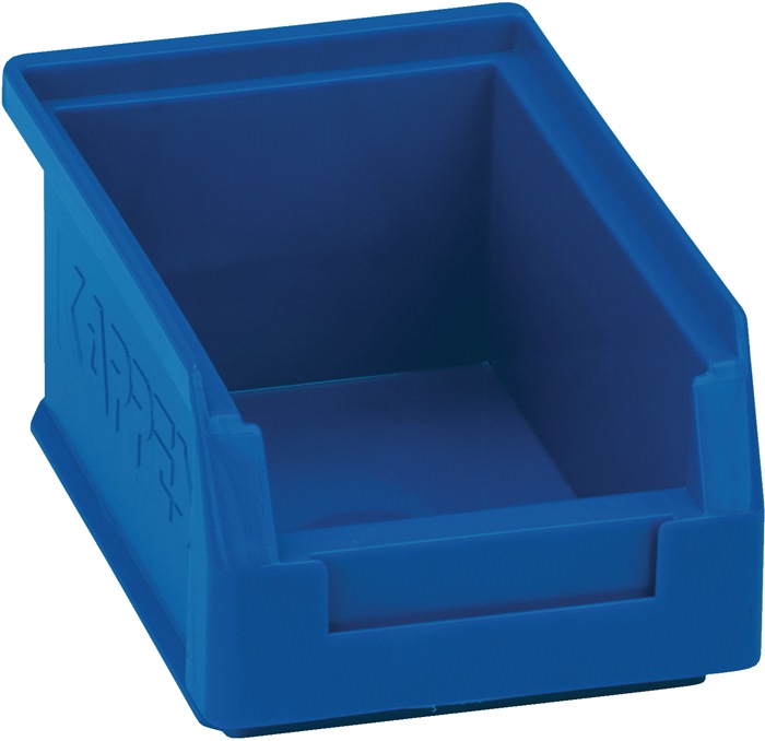 Sichtlagerkasten L160xB105xH75mm PE blau RASTERPLAN