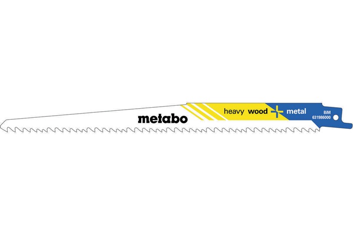 Säbelsägeblätter flexible L225xDicke1,25mm Zahnteilung3,2-5,1mm BiMetall/5-8TPI