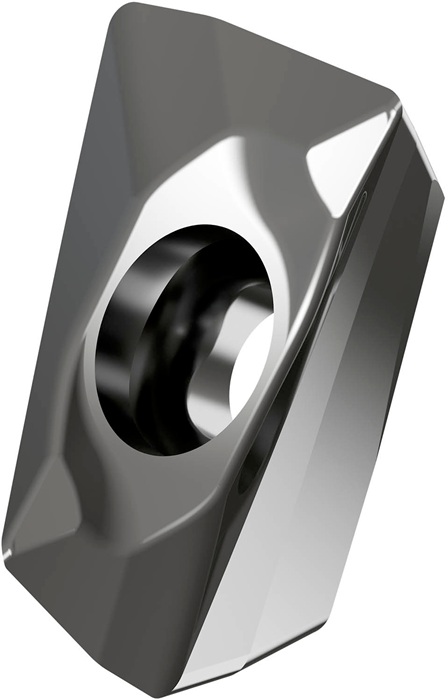 Fräswendeschneidplatte ISO ADEX 160604FR-FA:HF7 Bohrungs-D. 4,5mm Farbe Silber