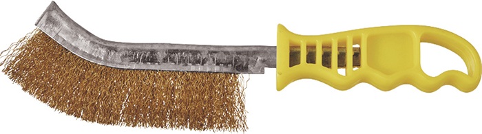 Drahtbürste L.265mm 0,3mm MS 1-reihig TECWERK