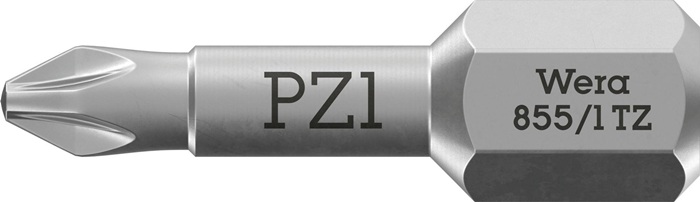 Bit 855/1 TZ 1/4 Zoll PZD 1 L.25mm Torsionszone,zähh.WERA