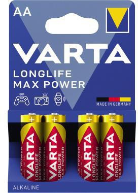 Varta Batterie Max Tech 4706101404 AA Mignon LR6 1,5V 4 St./Pack.