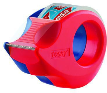 tesa Handabroller Mini 57858-00000 19mmx10m rot/blau