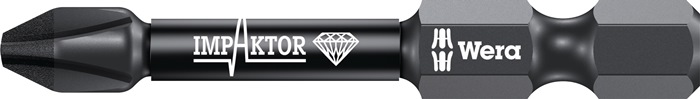 Bit 851/4 IMP DC PH2 L.50mm 1/4 Zoll E6,3 Impaktor,DC Box m.5 Bits WERA