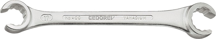 Doppelringschlüssel 400 13x15mm 180mm offen,m.Doppel-6kant GEDORE