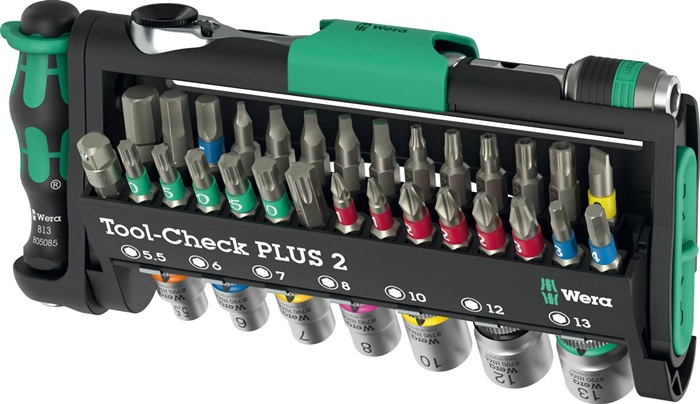 Bit-/Steckschlüsselset Tool Check Plus 2 39-tlg.WERA