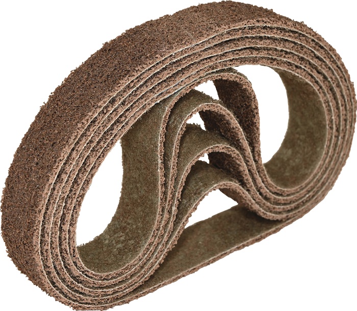 Schleifvliesband L.533mm B.9mm A-Coarse 80 beige TECWERK