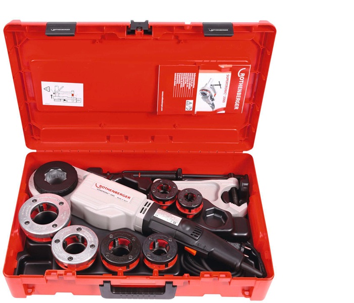 Gewindeschneidmaschine SUPERTRONIC® 2000 Set,BSPT R 1/2-2Zoll 1010W ROTHENBERGER