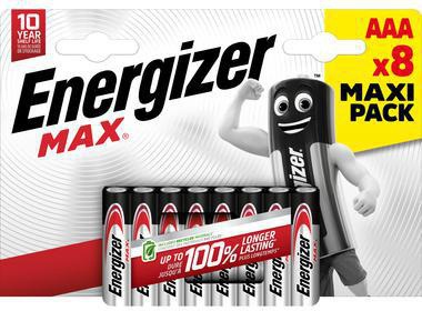 Energizer Batterie Max Alkaline E303324100 AAA LR03 8St.