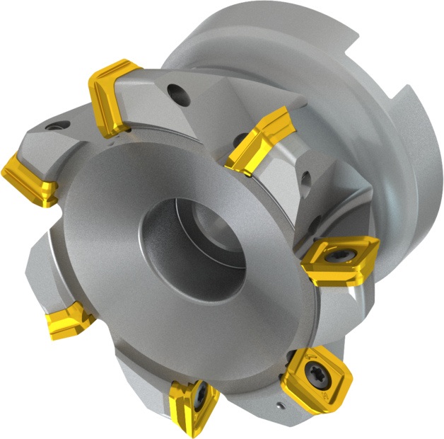 Hochvorschubfräser ISO 80A07R-SMOSO12-C D.27mm Schneid-D.80mm PRAMET