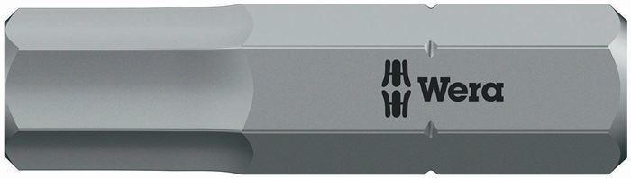 Bit 840/1 Z 1/4 Zoll 6,0mm L.25mm zähhart,HEX-Plus WERA