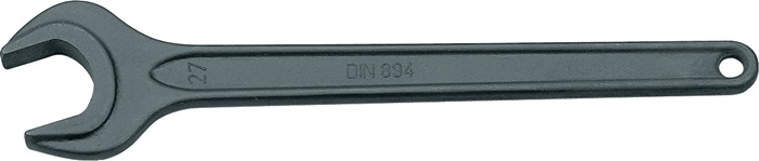 Einmaulschlüssel 894 SW 70mm L.572mm stahlgrau m.Aufhängeloch GEDORE