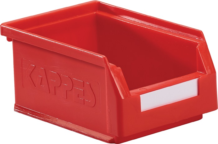 Sichtlagerkasten L160xB105xH75mm PE rot RASTERPLAN