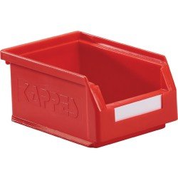 Sichtlagerkasten L160xB105xH75mm PE rot RASTERPLAN