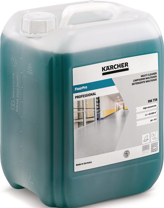 Unterhaltsreiniger Multi Cleaner RM 756 10l grün Konzentrat Kanister KÄRCHER