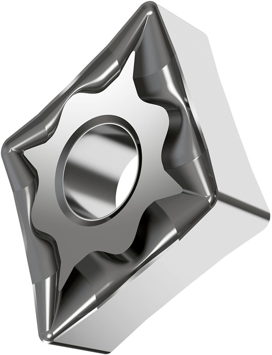 Drehwendeschneidplatte ISO CNMG 120404E-NF:HF7 Bohrungs-D. 5,16mm Farbe Silber