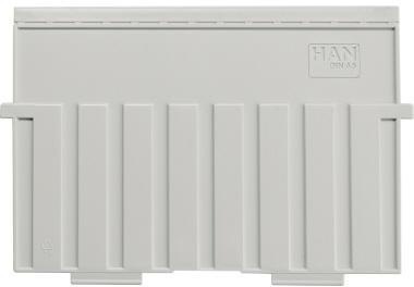 HAN Stützplatte 9025-11 DIN A5 quer Polystyrol lichtgrau