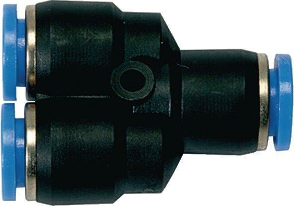 Y-Steckverbindung Blaue Serie 6mm L1 36,5mm RIEGLER