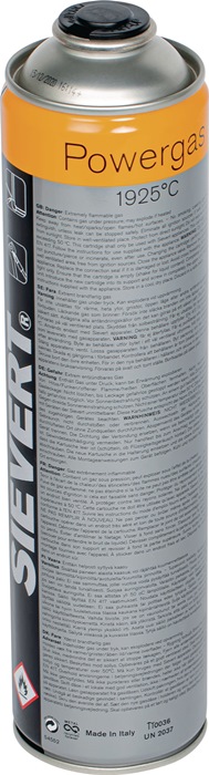 Schraubkartusche Powergas 2204 336g 600 ml 1925GradC SIEVERT