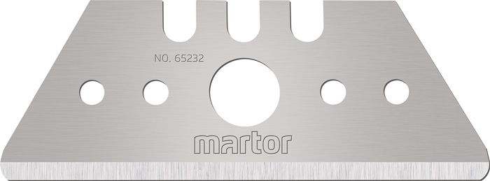 Trapezklinge 65232 L50,1xB19xS0,63mm m.Lochung 10 St./Spender MARTOR