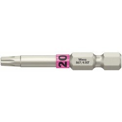 Bit 867 TORX® HF 1/4 Zoll TX 20 L.50mm m.Farbleitsystem WERA