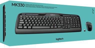 Logitech Tastatur-Maus-Set MK330 920-008533 schwarz