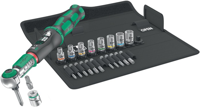 Drehmomentschlüsselset Safe-Torque 23-tlg.2-12 Nm 1/4 Zoll 6KT WERA