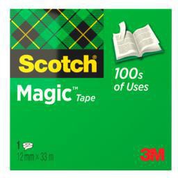 Scotch Klebefilm Magic 810 M8101233 12mmx33m unsichtbar