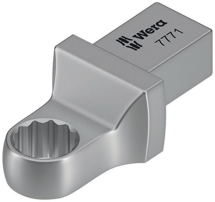 Einsteckringschlüssel 7771 SW 8mm 9x12mm CV-Stahl WERA