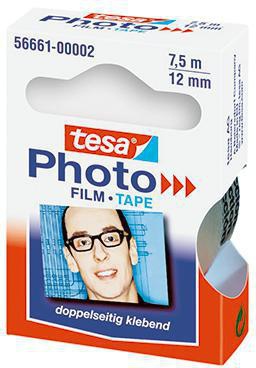 tesa Klebefilm 56661-00002 12mmx7,5m beidseitig klebend PVC