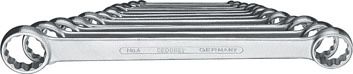 Doppelringschlüsselsatz 4-8 8-tlg.SW 6-22mm ger.GEDORE