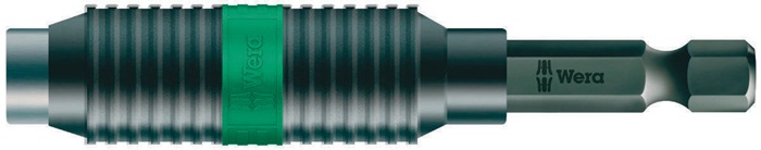 Bithalter Rapidaptor 1/4 Zoll F 6,3 1/4 Zoll C 6,3+E 6,3 SWF L.75mm WERA