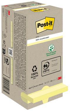 Post-it Haftnotiz Recycling Notes 654-1T 76x76mm ge 16St