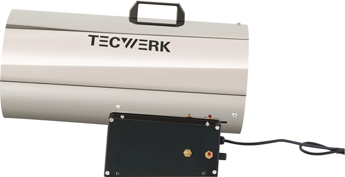 Gasheizer 30 kW 1400 m³/h 75 W TECWERK