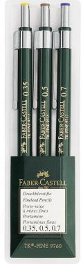 Faber-Castell Druckbleistift TK-Fine 136030 0,35-0,7mm 3St.