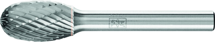 Frässtift TRE D.12mm Kopf-L.20mm Schaft-D.6mm HM Verz.3 PLUS PFERD