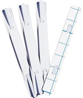 Heftstreifen 2x15cm selbstklebend weiß 100 St./Pack.