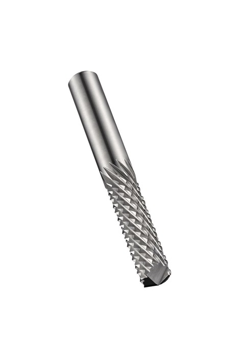 Schaftfräser P843 D.8mm Gesamt-L.63mm Schneiden-L.25mm HM Blank Diamant
